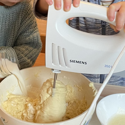 Wir backen Waffeln...